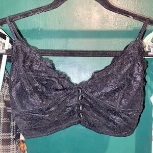 Elegant Black Lace Bralette
